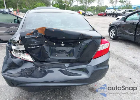2012 Honda Civic Sdn Ex from USA, damaged, VIN 2HGFB2F87CH326330